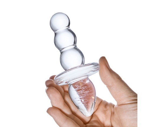 Glas Titus - Glass Intimate Plug, Transparent, 11.5 cm, Hypoallergenic