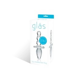 Glas Titus - Glass Intimate Plug, Transparent, 11.5 cm, Hypoallergenic