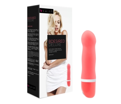 B Swish bdesired Deluxe Massager Natural Coral 6-Function 15.2 cm