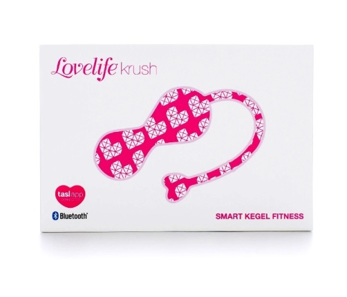 OhMiBod Lovelife Krush Pink - Smart Kegel Training System, USB, App Control