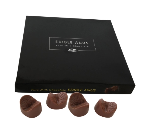 Edible Anus Czekoladki mleczne 80g oryginalny kształt prezentowy