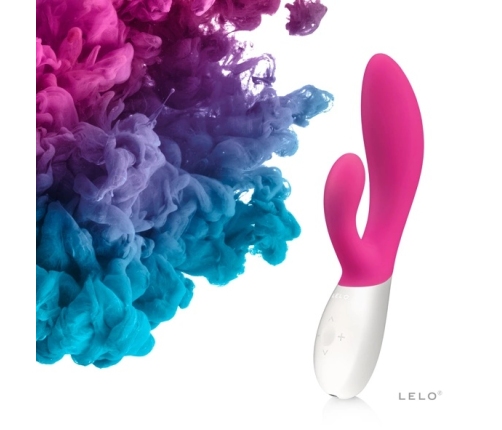 LELO Ina Wave Cerise - Dual Motor Silicone Massage Device, Pink