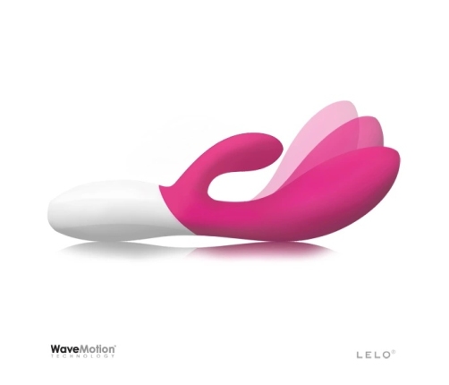 LELO Ina Wave Cerise - Dual Motor Silicone Massage Device, Pink