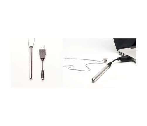 Crave - Vesper Vibrator Necklace Silver