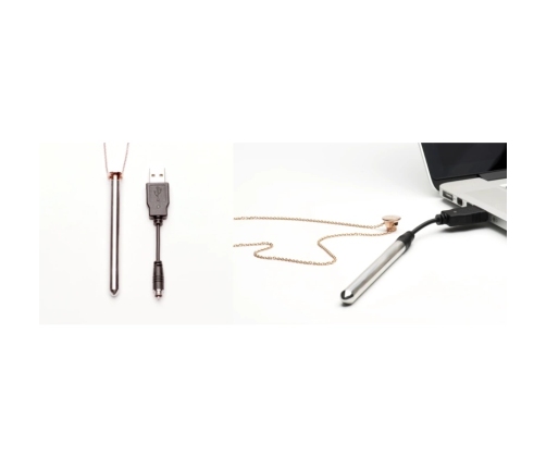 Crave - Vesper Vibrator Necklace Rose Gold