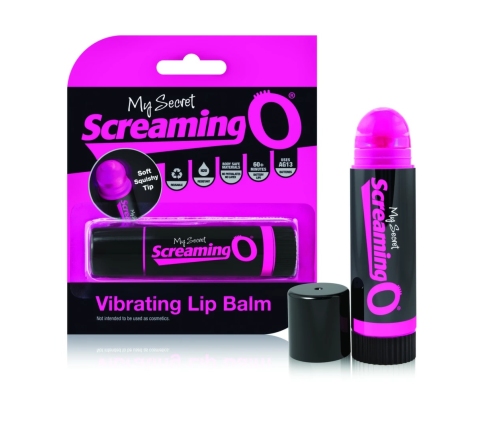 The Screaming O My Secret Vibrating Lip Balm Mini Intimate Device Pink