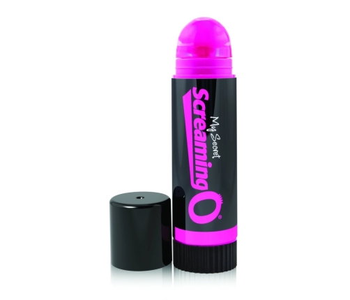 The Screaming O My Secret Vibrating Lip Balm Mini Intimate Device Pink