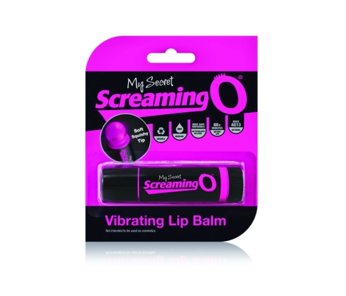 The Screaming O My Secret Vibrating Lip Balm Mini Intimate Device Pink
