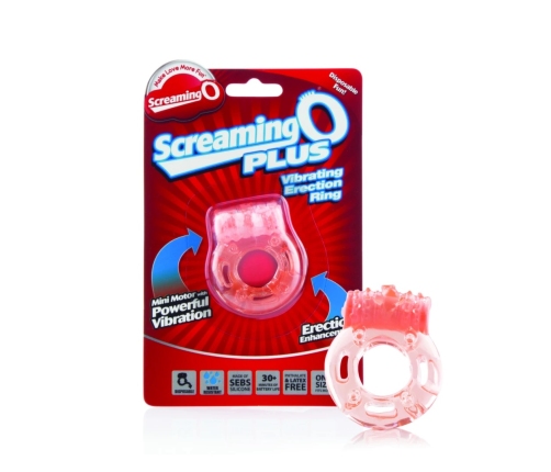 The Screaming O Plus Intimate Enhancement Ring - Disposable, Vibrating, SEBS