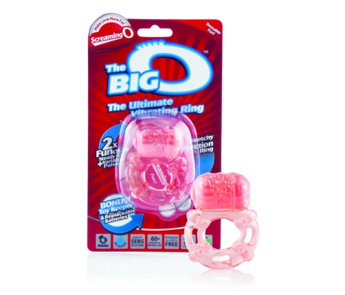 The Screaming O The Big O Intimate Ring with Vibrating System Blue