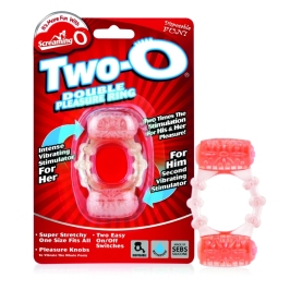The Screaming O The Two-O Dual Motor Wireless Intimate Ring SEBS Blue