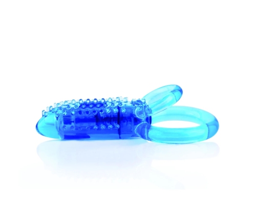 The Screaming O DoubleO 8 Blue - Dual Ring Intimate Device, Waterproof