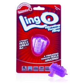 Screaming O LingO Purple - Compact Vibrating Tongue Accessory SEBS
