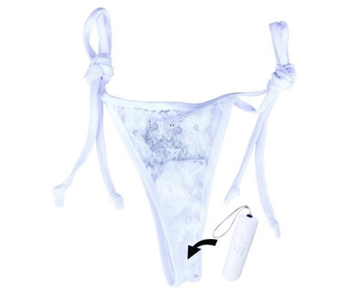 The Screaming O Remote Control Intimate Panty Vibe Set White, Adjustable