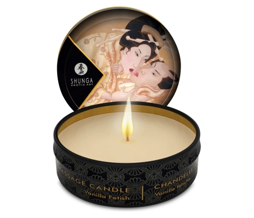 Shunga Desire Świeca do masażu waniliowa 30 ml - naturalny olejek