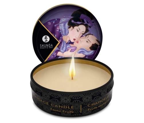 Shunga Libido Exotic Fruits świeca do masażu 30 ml naturalny olejek