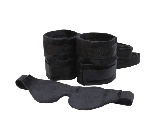 Sportsheets S&M Starter Bondage Accessory Set - Black, Soft Material