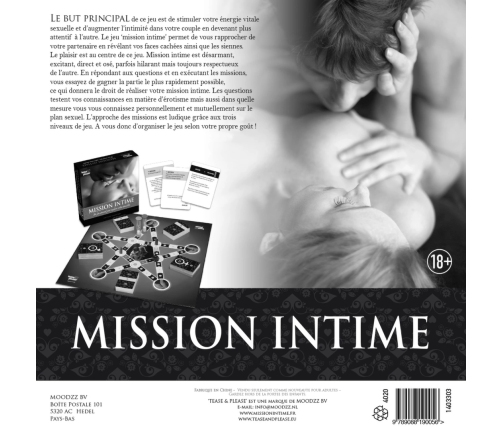 Mission Intime Classic FR - Couples Discovery Board Game Edition