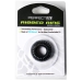 Perfect Fit Ribbed Ring Black - Flexible SilaSkin Comfort Ring