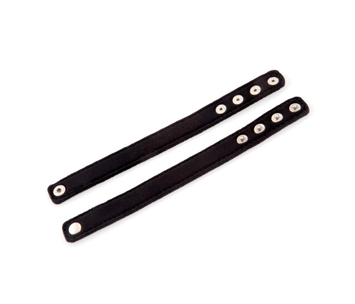 Perfect Fit - Neoprene Snap Cockrings Black