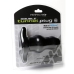 Perfect Fit Double Tunnel Plug XL Black - Large Hollow System Plug