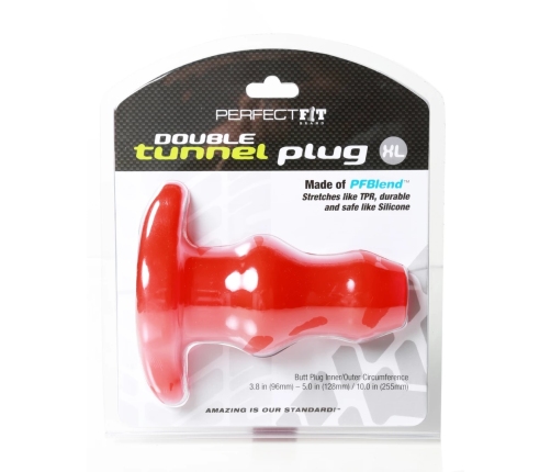 Perfect Fit - Double Tunnel Plug XL Clear