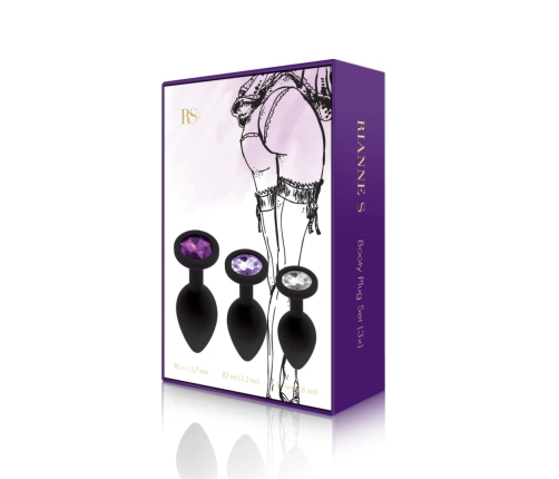Rianne S - Booty Plug Set 3x Black