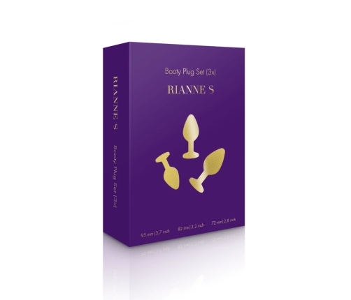 Rianne S - Booty Plug Set 3x Black