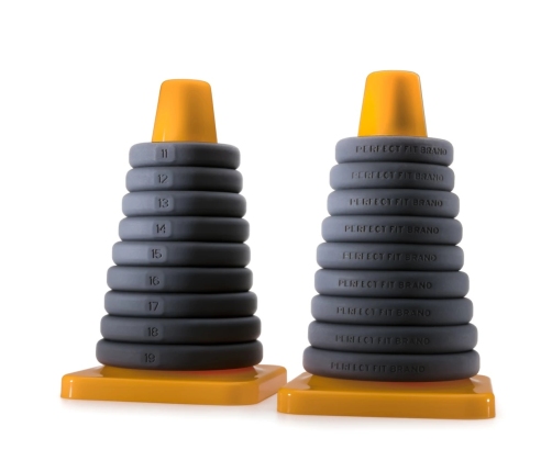 Perfect Fit Play Zone Kit Xact-Fit Silicone Ring Set, 9 Sizes