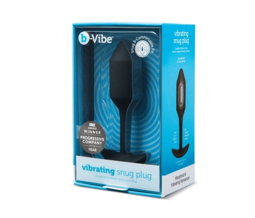 B-Vibe - Vibrating Snug Plug 2 Black