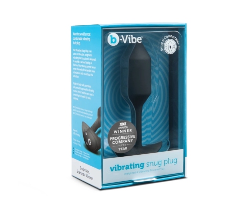 B-Vibe - Vibrating Snug Plug 2 Black