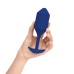 b-Vibe Vibrating Snug Plug 4 Navy - Weighted Silicone Plug XL