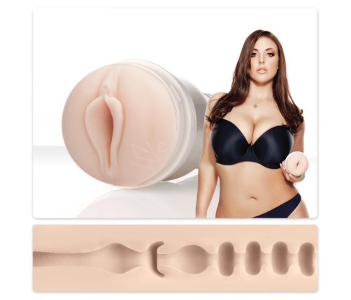 Fleshlight Angela White INDULGE - maszyna intymna SuperSkin model Signature