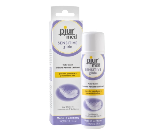 Pjur MED Sensitive Glide 100 ml - hipoalergiczny żel nawilżający wodny