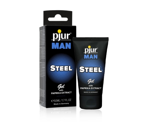 Pjur Man Steel Gel 50 ml - żel pielęgnacyjny z ekstraktem z papryki
