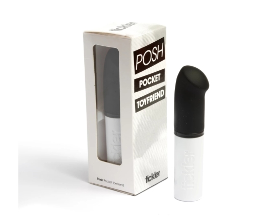 Tickler Vibes Posh Pocket - Compact Silicone Black Model 90mm
