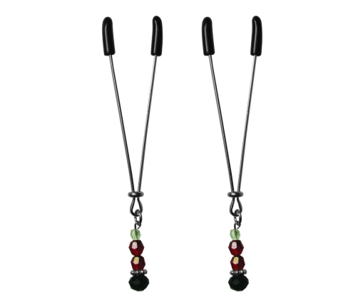 S&M - Ruby Black Nipple Clips