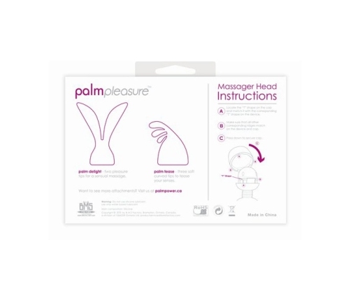 PalmPower - Wand Massager Attachments PalmPleasure