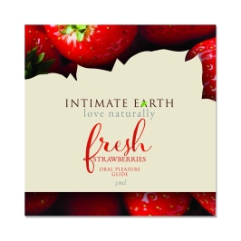 Intimate Earth Natural Flavors żel nawilżający Fresh Strawberries 3 ml