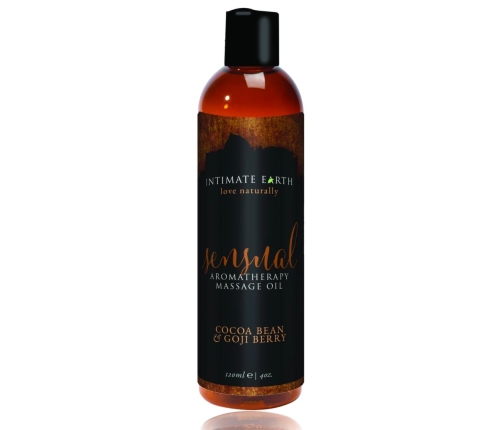 Intimate Earth Sensual Massage Oil Cocoa & Goji Berry 120ml