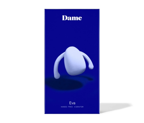 Dame Products EVA II Quartz Compact Hands-Free Intimate Device Pink