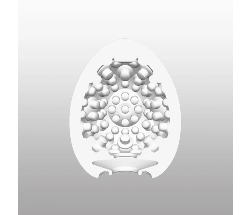 Tenga Egg Clicker Intimate Pleasure Device - Flexible Textured Sleeve