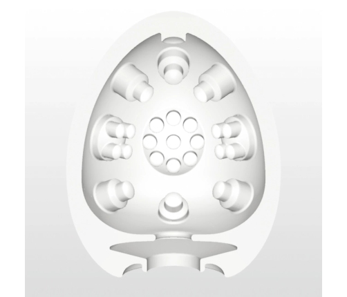 Tenga Egg Clicker Intimate Pleasure Device - Flexible Textured Sleeve