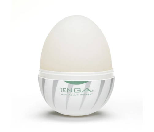 Tenga Egg Thunder Intimate Stimulation Device - Flexible Textured Sleeve