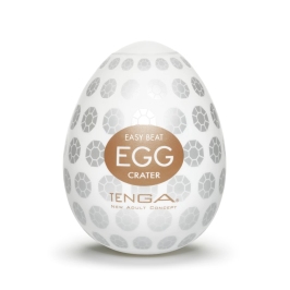 Tenga Egg Crater Stretchable Intimate Device Single Piece Transparent