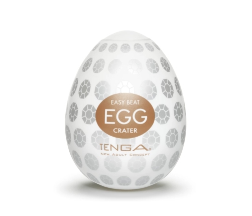 Tenga Egg Crater Stretchable Intimate Device Single Piece Transparent