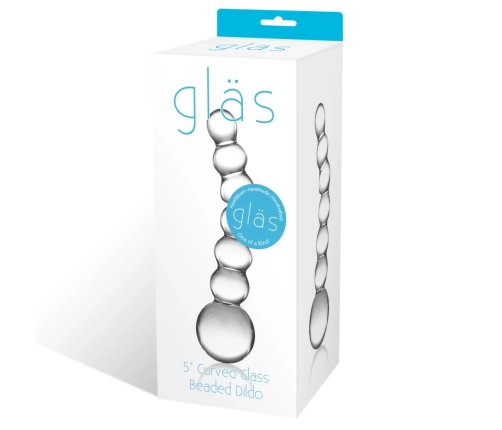 Glas Curved Beaded Glass Model - Transparent, 12.7 cm, Borosilicate