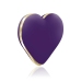 Rocks-Off Heart Vibe Deep Purple - 10-Mode Compact Silicone Massager
