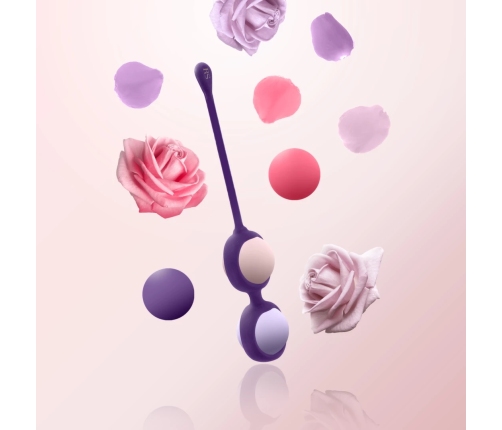 Rianne S Essentials Kegel Balls Set Nude - 4 Weights & Cosmetic Bag