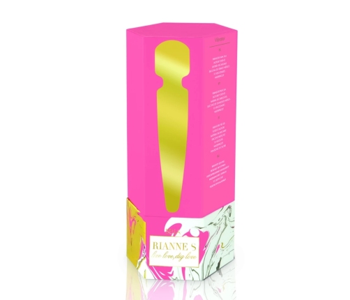 Rianne S Bella Mini Body Wand Coral - Compact Waterproof Massager